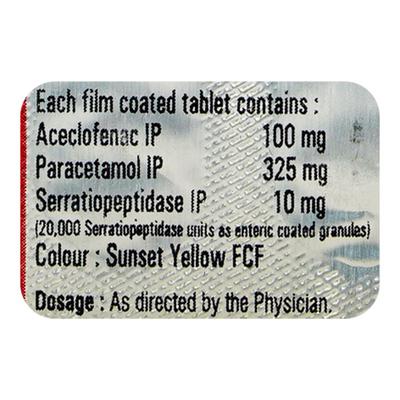 Safronac SP Tablet 10'S - Pain relief-Nsa