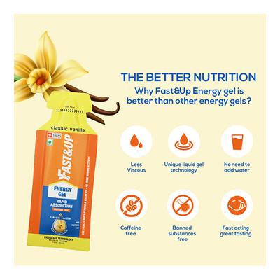 Fast&Up Energy Gel - Classic Vanilla 5's - Workout Essentials
