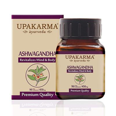 Upakarma Ayurveda Ashwagandha Capsules 90's - Ashwagandha