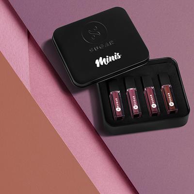 SUGAR Cosmetics Nude Rules Mini Lipstick Set 01.01ml - Lipsticks