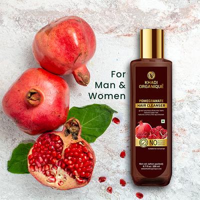 Khadi Organique Hair Cleanser - Pomegranate 200 ml - Personal Care (Ayush)