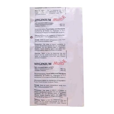 Hyginium Multi Disinfectant Effervescent Tablet (Pack of 2 x 8's) - Others