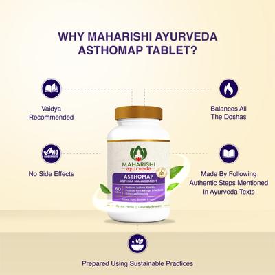 Maharishi Ayurveda Asthomap Tablet 60's - Speciality Medicines