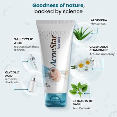 Acnestar Face Wash 50 gm - Face Wash & Cleansers