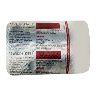 SEROPAX 25 Tablet 15's - Schizophrenia-Aps