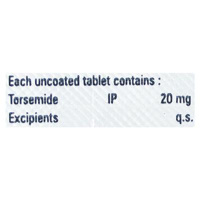 TORWISE 20 Tablet 10's - Hypertension-Diu