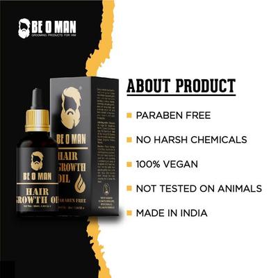 Be O Man Hair Growth Oil 50 ml - Hair Oils