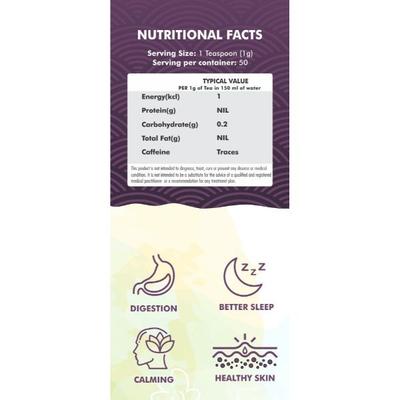 Innoveda Chamomile Lavendar Green Whole tea leaves 50 gm - Teas