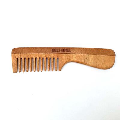 Goli Soda Wide Tooth Neem Wood Comb 1's - Hair Combs