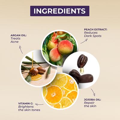 Sanfe Back & Bum Toning Oil - Pure Vitamin C & Peach Extracts 100 ml - Lotions & Creams