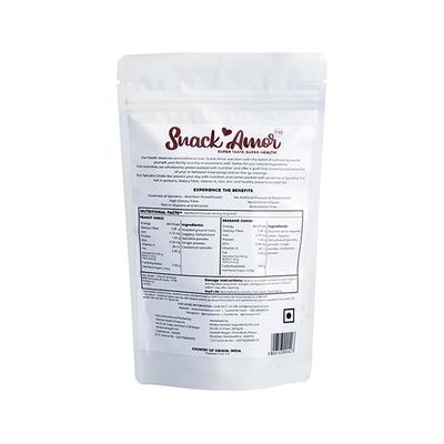 Snack Amor Spirulina Chikki Bar (Pack of 2 x 150 gm) - Nutritional Bars