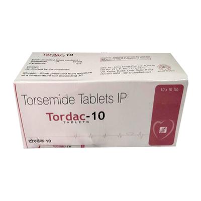 TORDAC 10 Tablet 10's - Hypertension-Diu