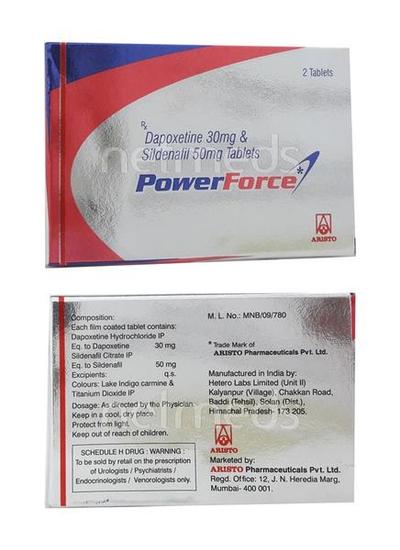 Powerforce Tablet 2'S - Impotence/Erectile Dysfunction (Ed)