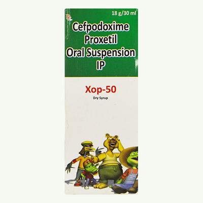 XOP 50mg Dry Syrup 30ml - Bacterial Infections-Cep