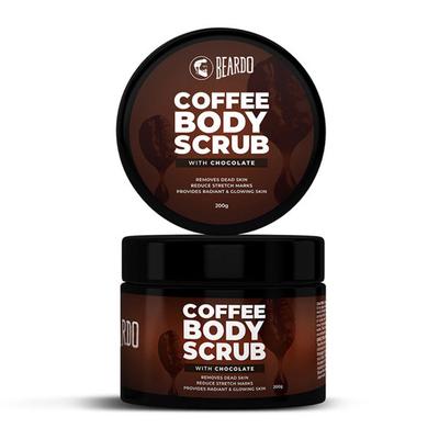 Beardo Body Scrub - Coffee with Chocolate 200 gm - Scrubs & Exfoliants