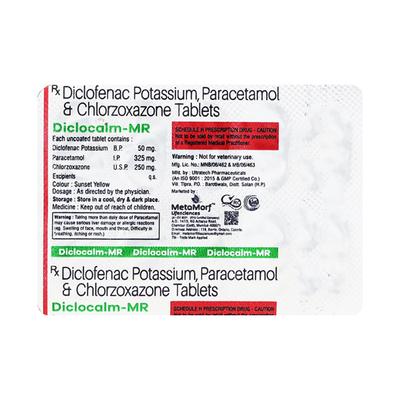 DICLOCALM MR Tablet 10's - Muscle Spasm-Mus