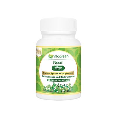 VitaGreen Neem Capsules 60's - Herbal Dietary Supplement