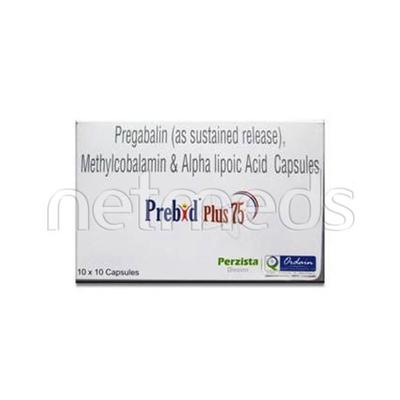 Prebid Plus 75mg Capsule 10'S - Neuropathic Pain-Dru