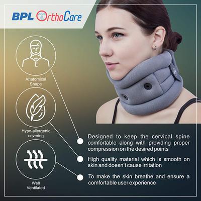 BPL OrthoCare Cervical Collar (L) - Soft - Abdomen/Neck/Arm/Elbow Supports