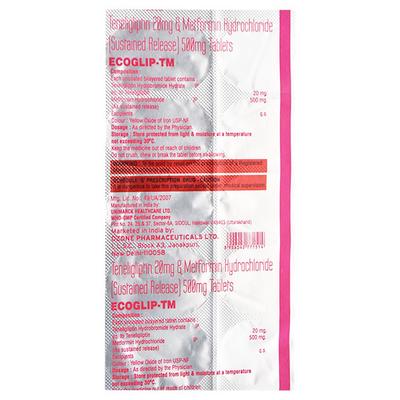 ECOGLIP TM FORTE Tablet 10's - Diabetes-Ant