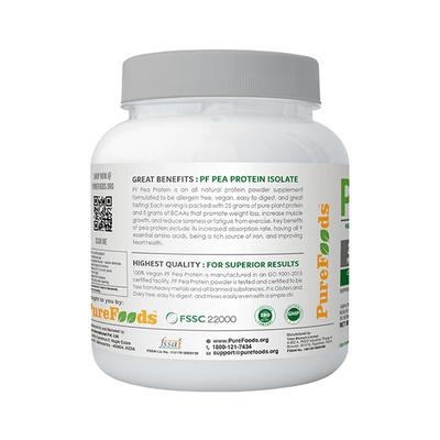 PureFoods PF Pea Protein Powder - Chocolate Flavour 910 gm - Workout Essentials