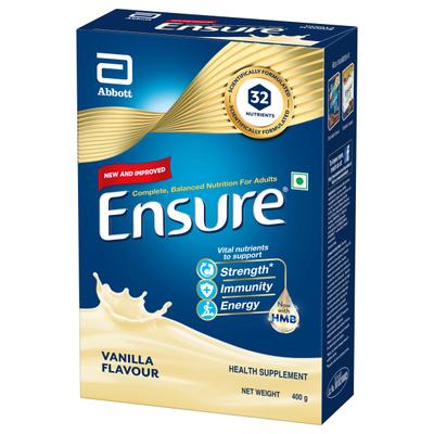 Ensure Adult Nutrition - Vanilla Health Drink 400 gm - Protein Supplements