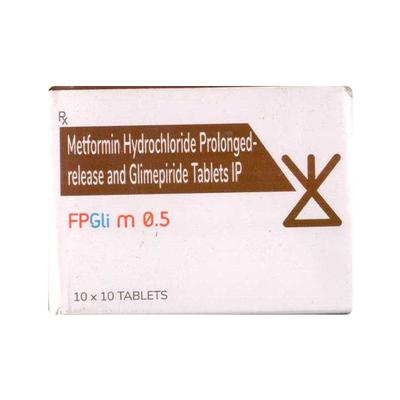 FPGLI M 0.5 Tablet 10's - Diabetes-Ant