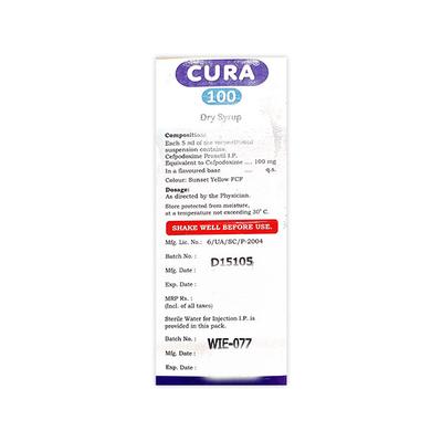 CURA 100 Dry Syrup 30ml - Bacterial Infections-Cep