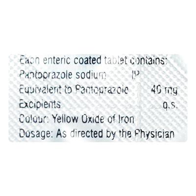 P PAN 40mg Tablet 10's - Ulcer/Reflux/Flatulence-Aaa