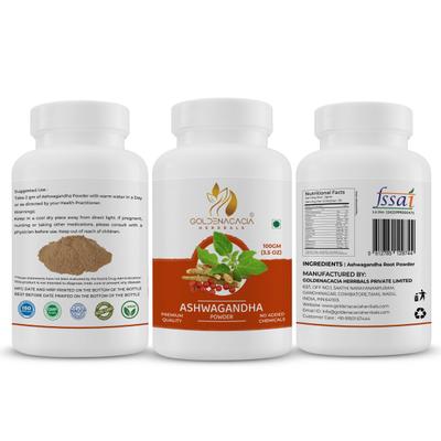 Goldenacacia Herrbals Ashwagandha Powder 100 gm - Ashwagandha