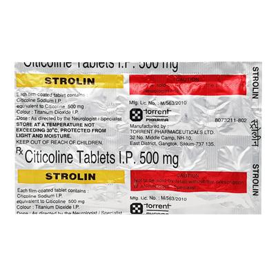 Strolin 500mg Tablet 10'S - Alzheimer-Neu