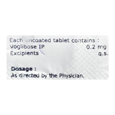 VOGLIDIB 0.2 Tablet 10's - Diabetes-Ant