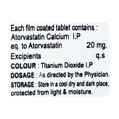 OTIN 20 Tablet 10's - High Cholesterol-Dys