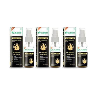 Dr. Vaidya's Shilajit Oil (Pack of 3 x 25 ml) - Sexual Healthcare