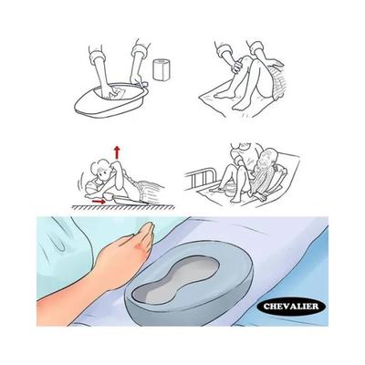 Chevalier Bedpan - Black - Urology Supplies