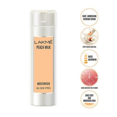 Lakme Peach Milk Moisturizer Body Lotion 200 ml (N) - Lotions & Creams