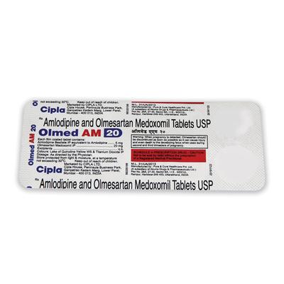 OLMED AM 20 Tablet 10's - Hypertension-Ang