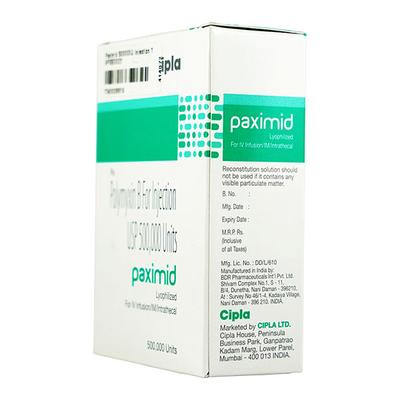 Paximid 500000IU Injection 1's - Bacterial Infections-OAB