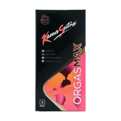 Kamasutra Orgas Max 4-in-1 Condoms 6's - Plain/Flavoured Condoms