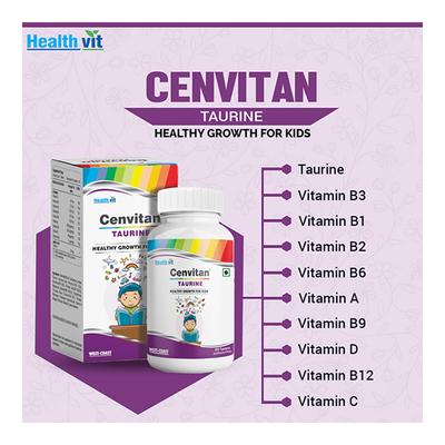 HealthVit Cenvitan Taurine (Healthy Growth for Kids) Tablets 60's - General Health