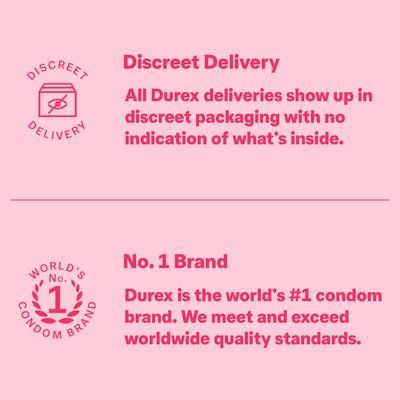 Durex Condoms - Extra Ribbed 3's - Plain/Flavoured Condoms