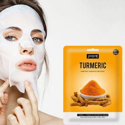 Jaquline USA Turmeric Sheet Mask 25 gm - Sheet Masks