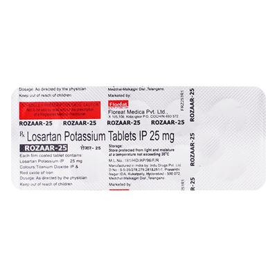 ROZAAR 25 Tablet 10's - Hypertension-Ang