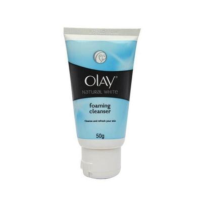 OLAY NATURAL WHITE FOAMING FACE WASH 50GM - Face Wash & Cleansers