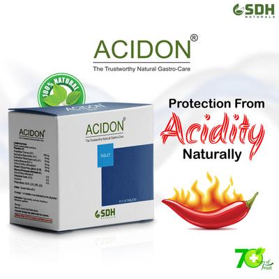 Shree Dhanwantri Herbals Acidon Tablet (Pack of 10 x 30's) - Digestive Care