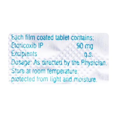 Etoshine 90mg Tablet 10'S - Pain relief-Nsa
