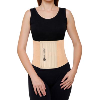 Mom & World Tummy Trimmer 8 Abdominal Belt - Brown (M) 1's - Back/Abdomen Supports