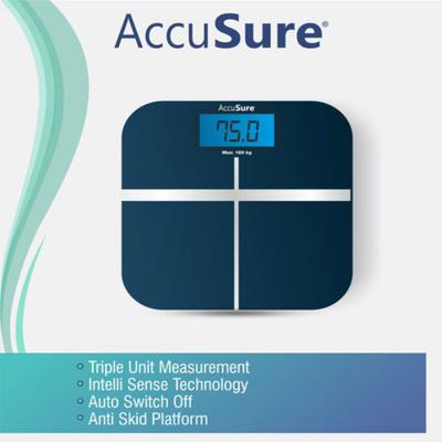 AccuSure Designer Digital Weight Scale - Health Monitors And Equipment