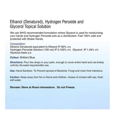 Shake HandZ-E Alcohol Hand Rub With Pump 200 ml - Hand Sanitizer