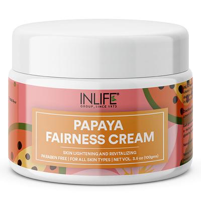 INLIFE Natural Papaya Fairness Cream 100 gm - Face Creams